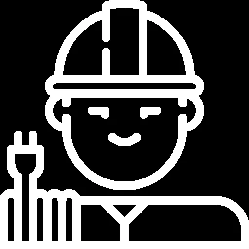 Elektriker utför elinstallation